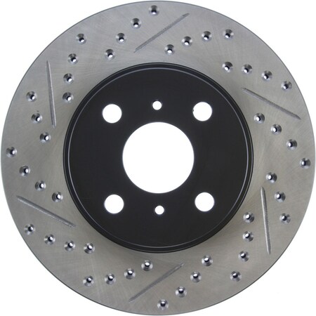 Sport Drilled/Slotted Brake Rotor,127.44143R
